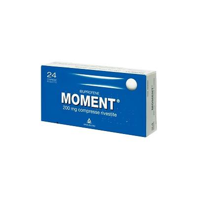 ANGELINI moment 200 mg ibuprofene 24 compresse rivestite